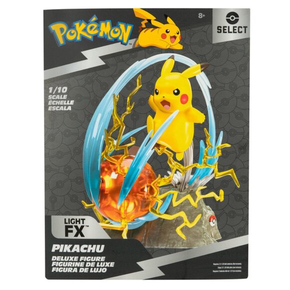 Pokemon Large 13 inch Deluxe Collector’s Statue | Pikachu Deluxe New - Picture 5 of 7